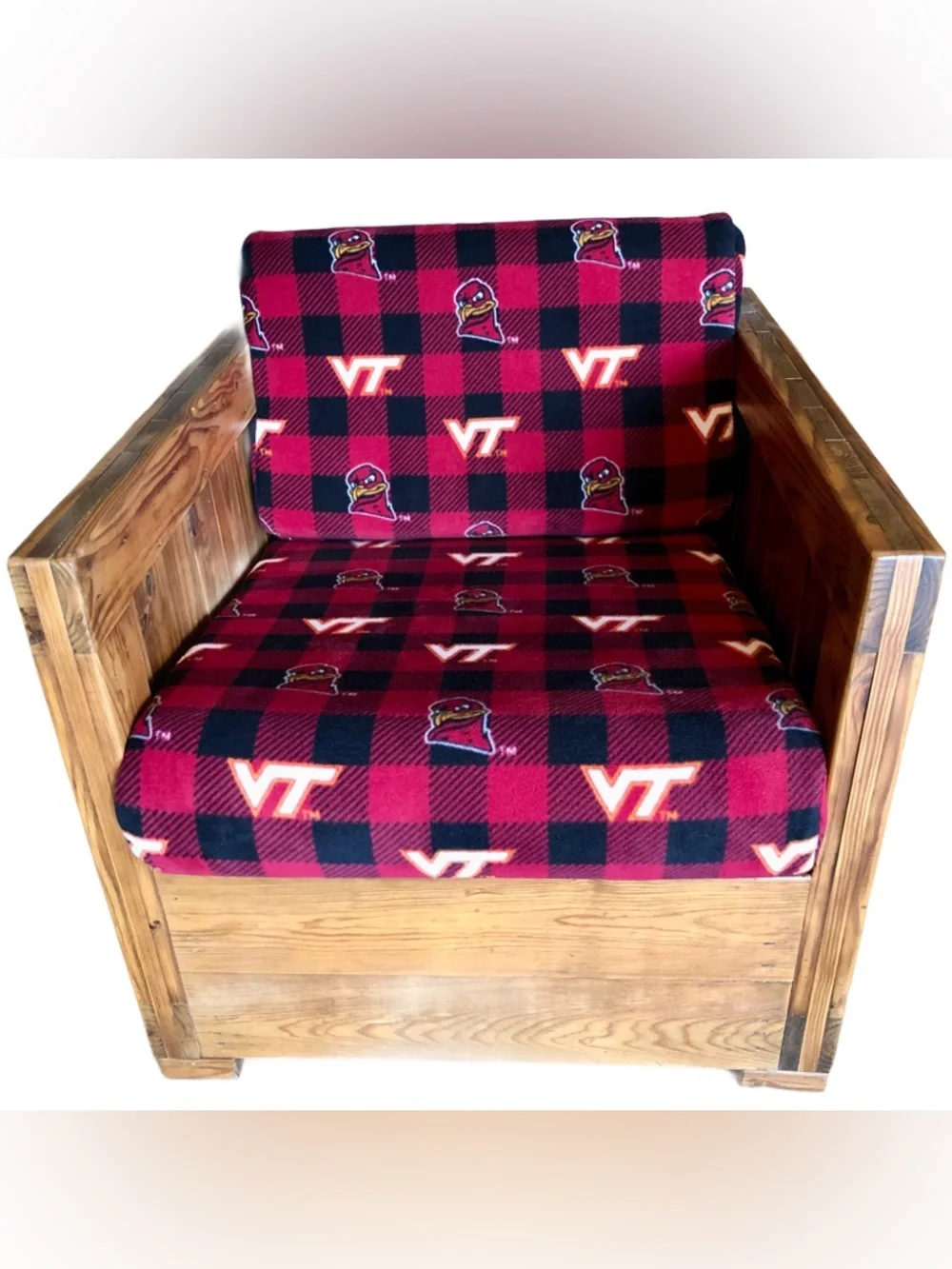 Virginia Tech Fans - THIS END UP Classic Machine Washable Slipcover - ONE LEFT!
